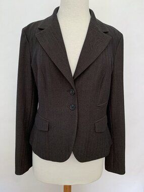 Michael Kors Brown Two-Button Semi-Fitted Blazer | Size 12